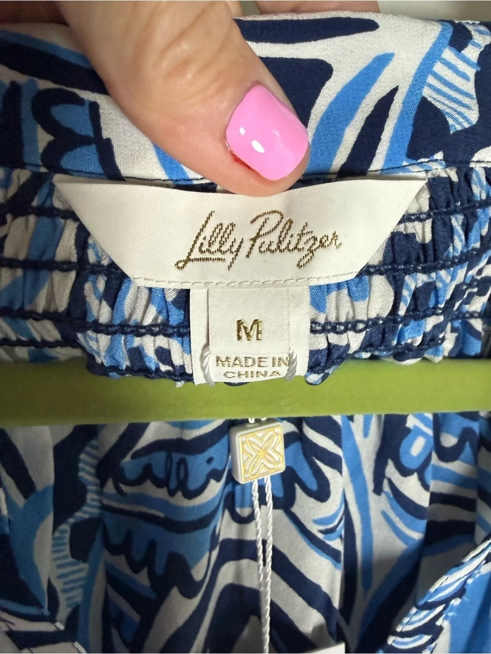 Lilly Pulitzer 100% Silk Elsa blouse • NWT • Women’s medium